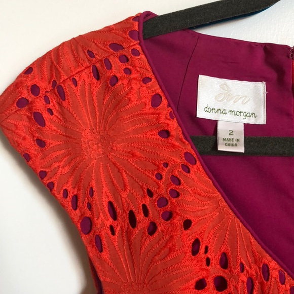 Donna Morgan Modcloth Eyelet Fit & Flare Sundress - Picture 3 of 5